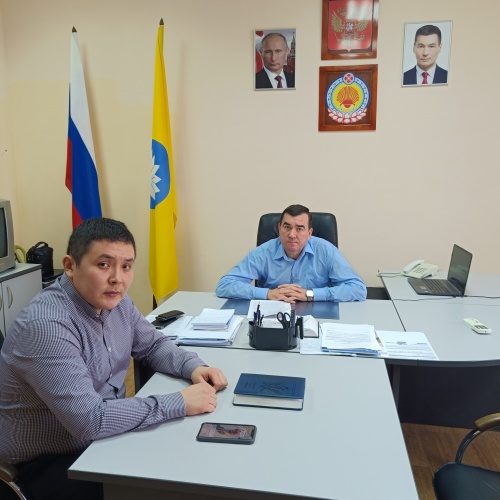 Рабочая встреча с представителем УФСИН Калмыкии