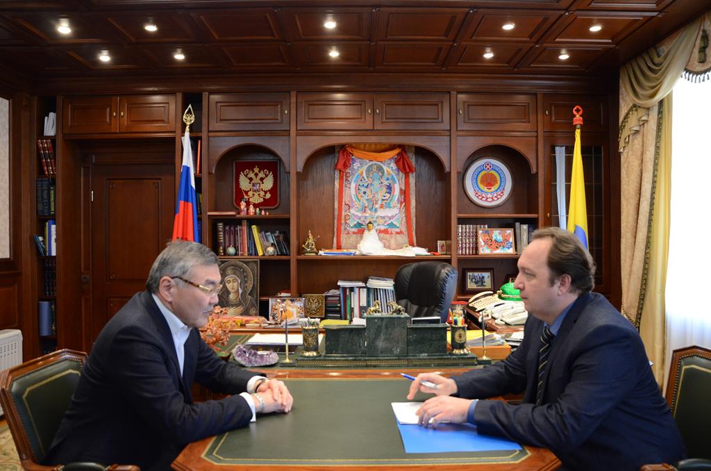 Встреча с Главой Республики Калмыкии 