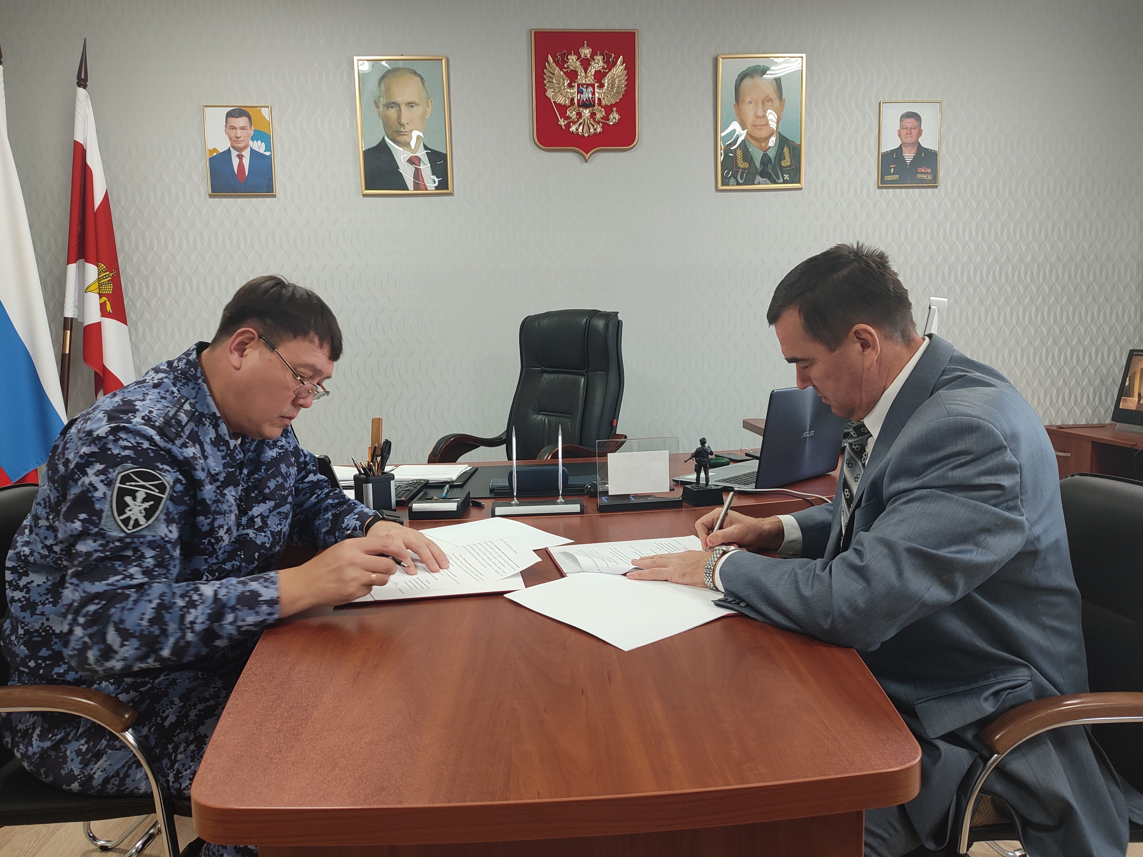 Подписано соглашение о взаимодействии с Управлением Федеральной службой войск национальной гвардии
