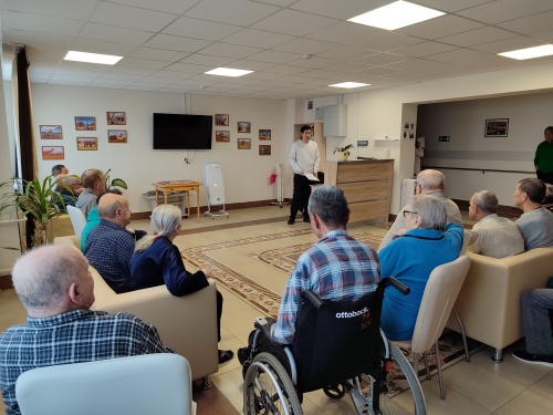 Посещение в рамках просветительского проекта БУ РК  «Целинный дом-интернат для престарелых и инвалидов»
