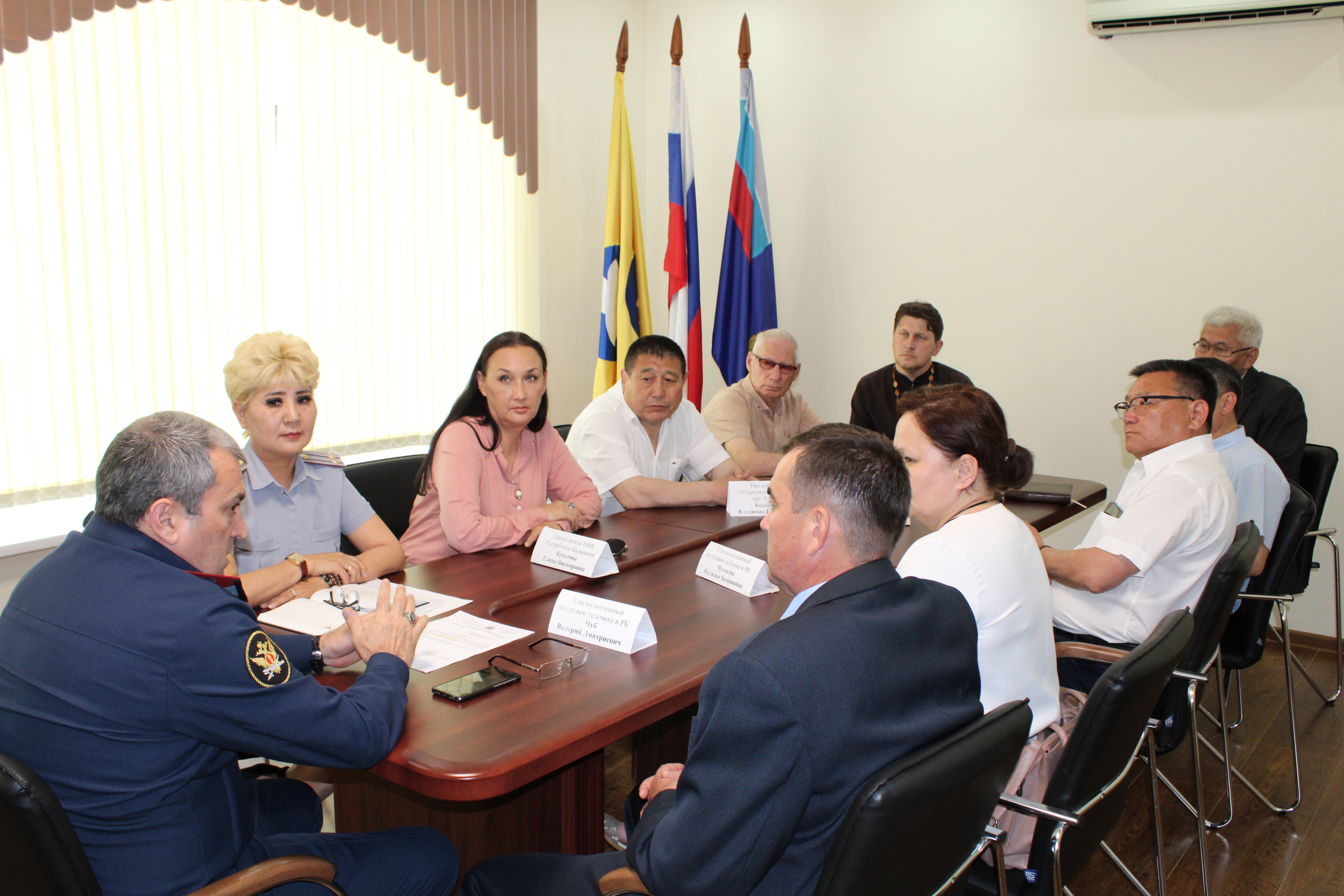 Рабочая встреча с Руководством УФСИН по Республике Калмыкия и институтами гражданского общества